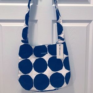 Marimekko Black & White Polka Dot Shoulder Bag